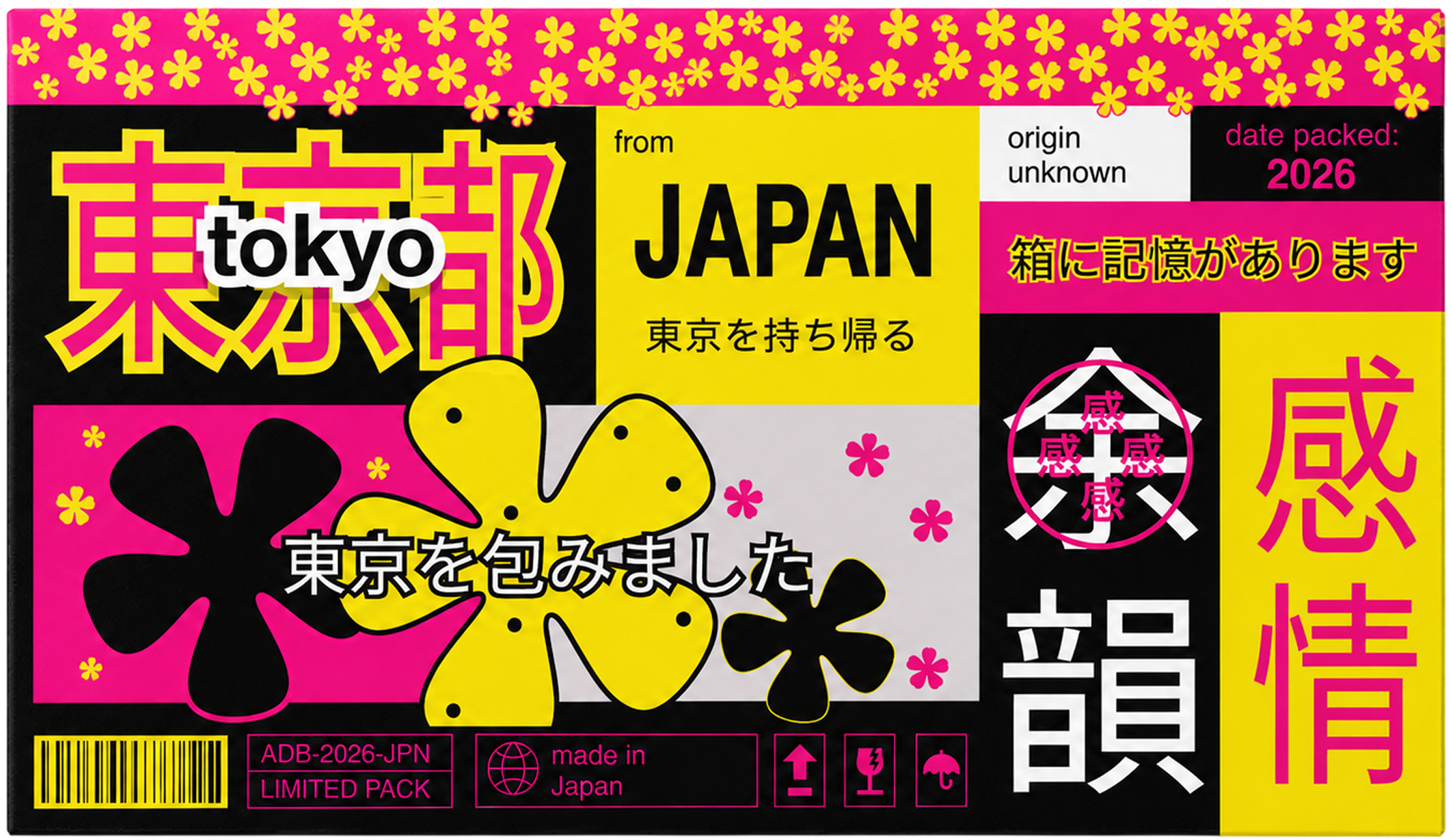 Tokyo DISTA box packaging